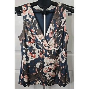 Women's Small Ann Taylor Sleeveless Fit And Flare Shirt